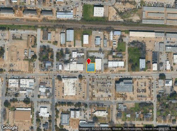  601 E Abram St, Arlington, TX Parcel Map