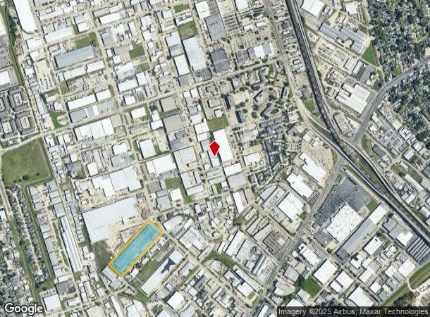 627 Distributors Row, New Orleans, LA Parcel Map