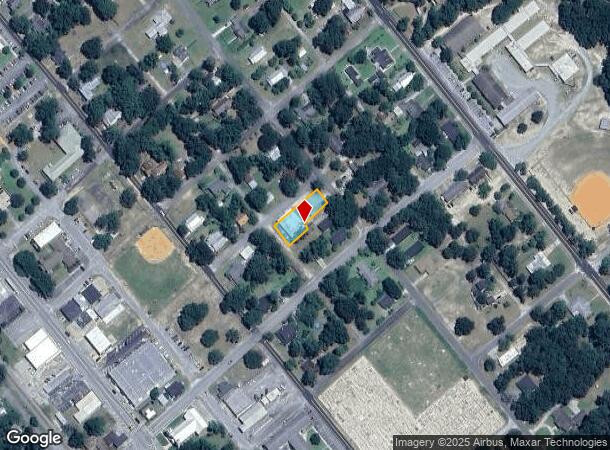  405 N Crawford St, Springfield, GA Parcel Map