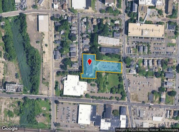 1491 Central Ave, Bridgeport, CT Parcel Map