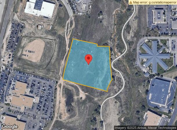  1288 Brookside Cir, Castle Rock, CO Parcel Map