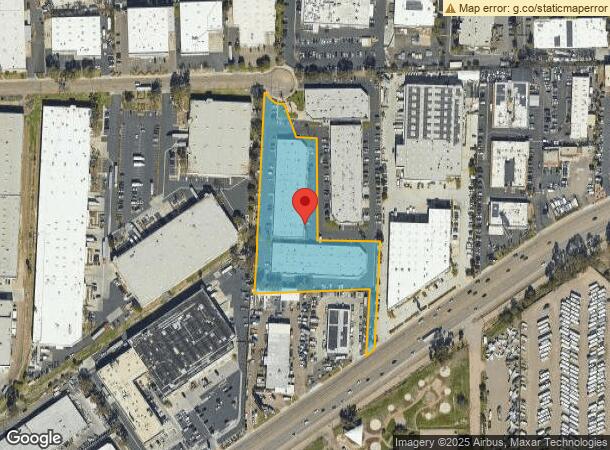  8525 Arjons Dr, San Diego, CA Parcel Map