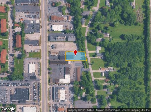 9501 Spring St, Highland, IN Parcel Map