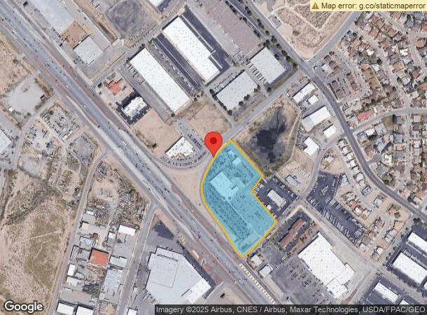  1300 Pendale Rd, El Paso, TX Parcel Map