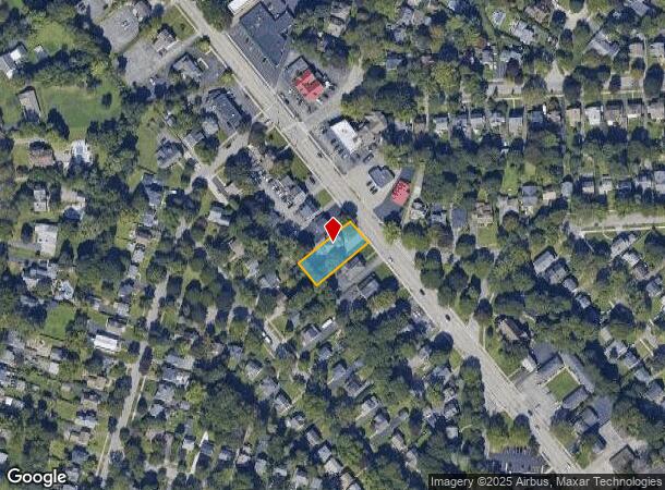  1521 Monroe Ave, Rochester, NY Parcel Map