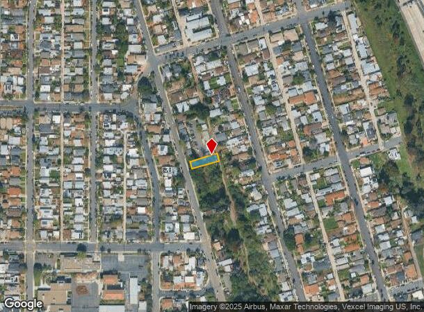  3121 Boundary St, San Diego, CA Parcel Map