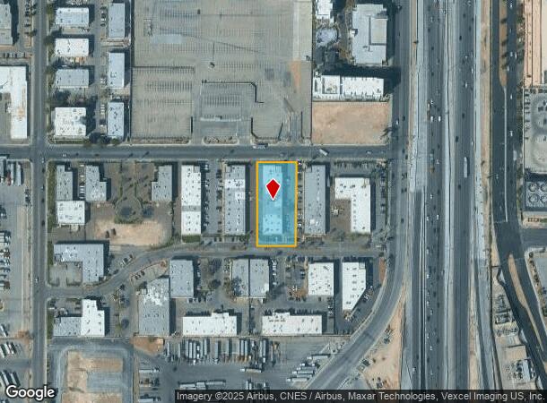 3105 W Tompkins Ave, Las Vegas, NV Parcel Map