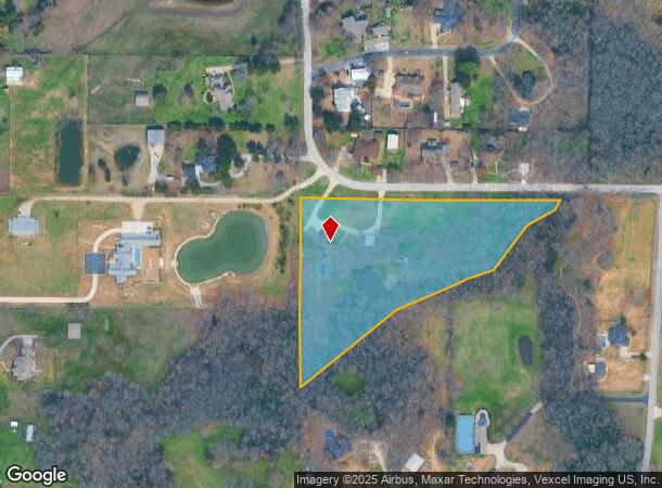 1408 E Hickory Hill Rd, Argyle, TX Parcel Map