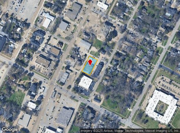  215 W 2Nd St, Waxahachie, TX Parcel Map