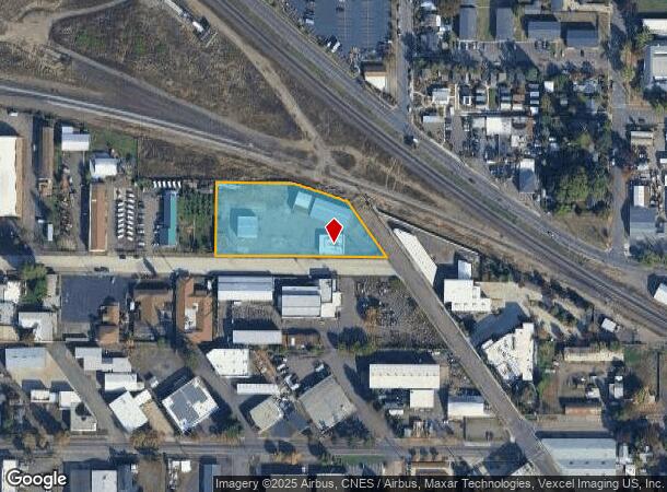  1355 W 1St Ave, Eugene, OR Parcel Map