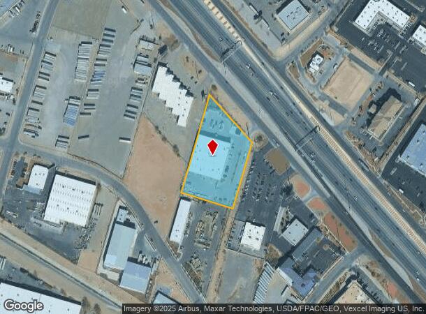  8736 Gateway Blvd E, El Paso, TX Parcel Map
