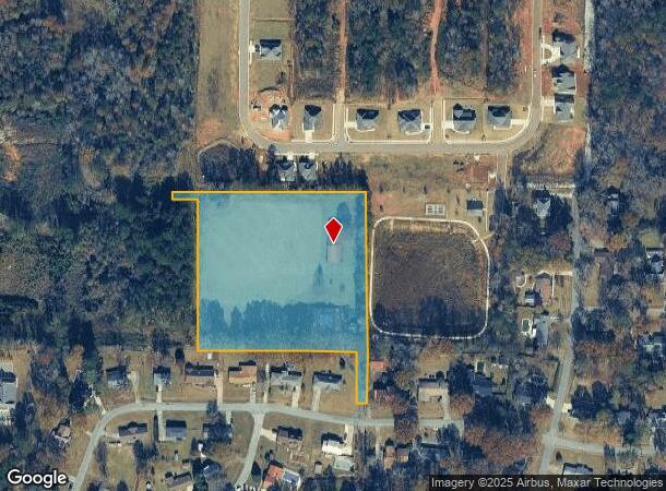  3619 Knollwood Dr, Anniston, AL Parcel Map