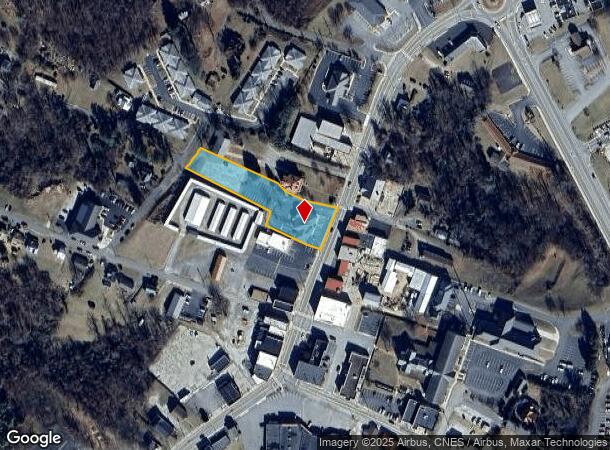  164 S Main St, Amherst, VA Parcel Map