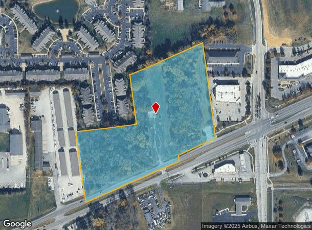 1042 W Main St, Plainfield, IN Parcel Map