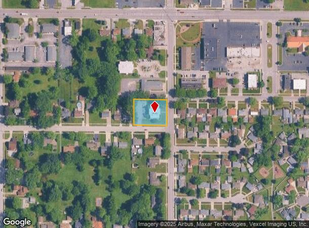  9744 5Th St, Highland, IN Parcel Map