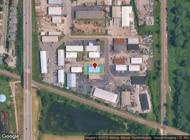  10006 Express Dr, Highland, IN Parcel Map