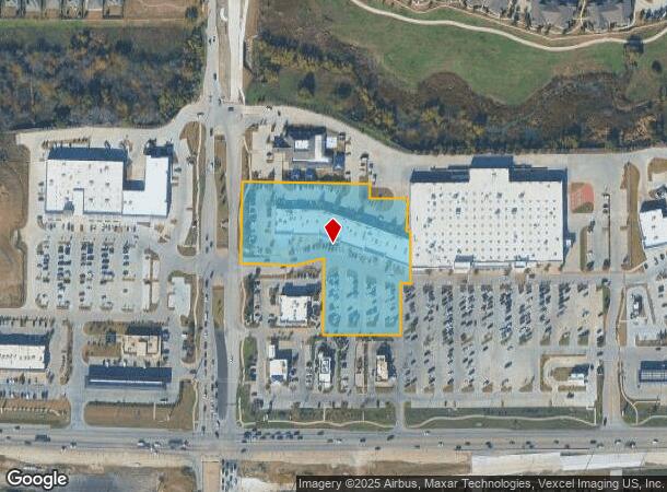 4740 W University Dr, Prosper, TX Parcel Map