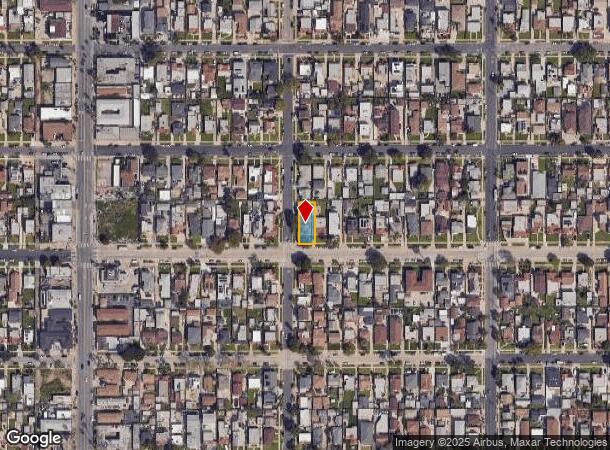 1659 W 83Rd St, Los Angeles, CA Parcel Map