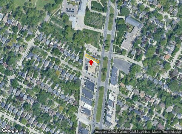  19869 Mack Ave, Grosse Pointe Woods, MI Parcel Map