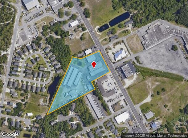  1021 Lake Park Blvd N, Carolina Beach, NC Parcel Map