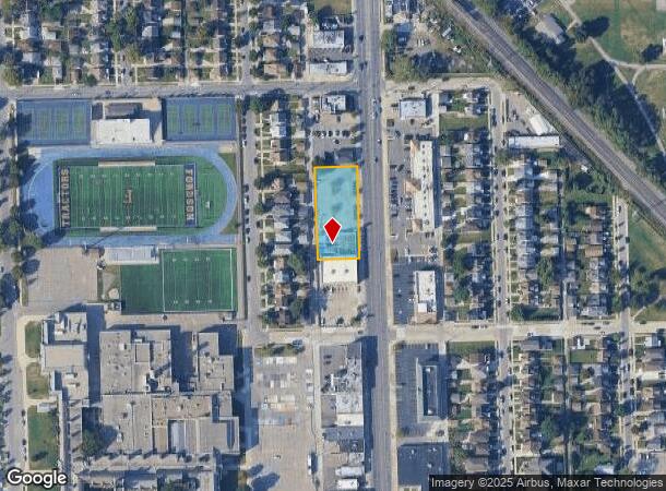 5901 Schaefer Rd, Dearborn, MI Parcel Map