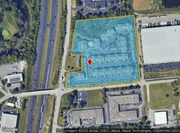 811 Sutton Place Dr, Columbus, OH Parcel Map