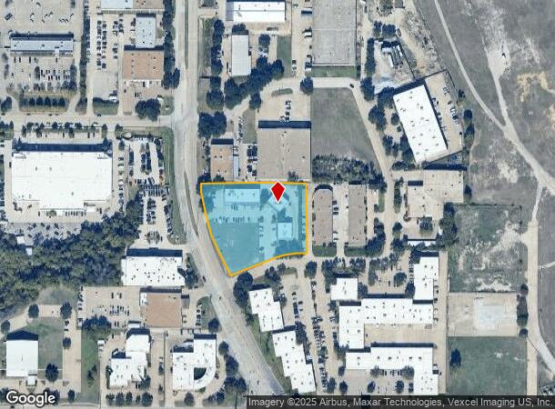  16220 Midway Rd, Addison, TX Parcel Map