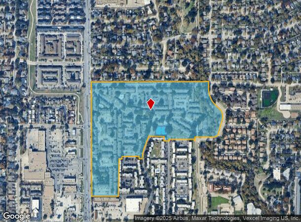 1400 Cavalier Dr, Richardson, TX Parcel Map