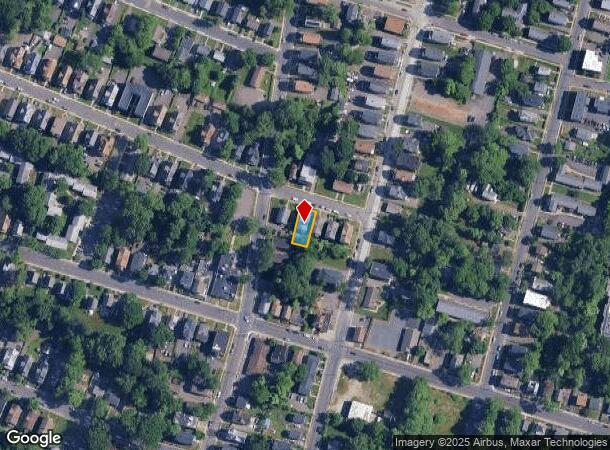  490 Edgewood St, Hartford, CT Parcel Map