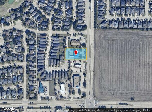  9105 Custer Rd, Plano, TX Parcel Map