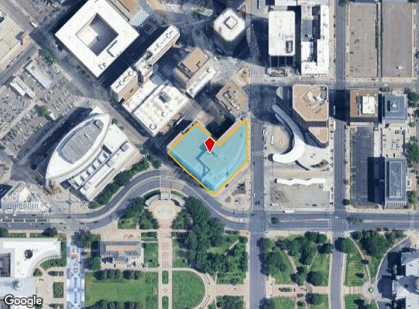 101 W Colfax Ave, Denver, CO Parcel Map