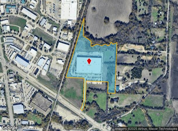  725 E University Dr, Mckinney, TX Parcel Map