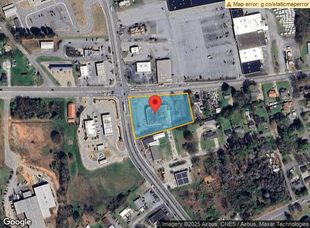  2539 W Whitner St, Anderson, SC Parcel Map