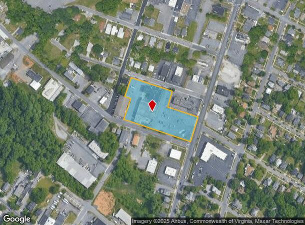  2517 Memorial Ave, Lynchburg, VA Parcel Map