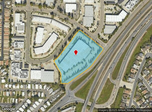  10926 Woodside Ave N, Santee, CA Parcel Map