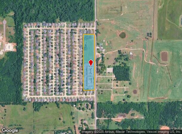 1801 N Choctaw Rd, Choctaw, OK Parcel Map