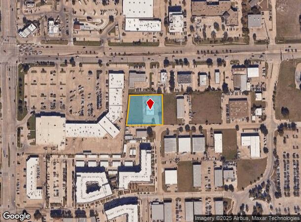  3805 Industrial St, Rowlett, TX Parcel Map