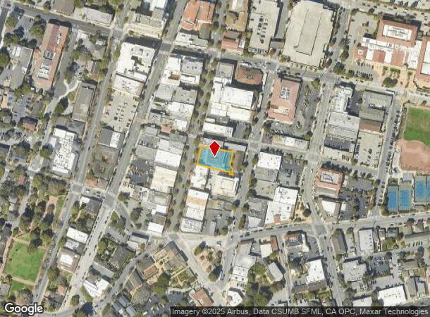  449 Alvarado St, Monterey, CA Parcel Map