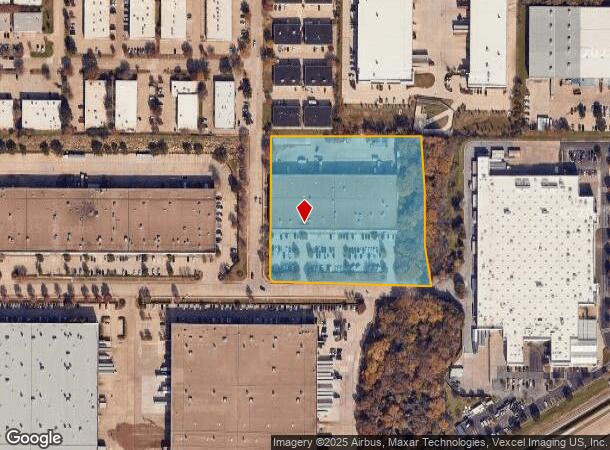  720 Industrial Blvd, Grapevine, TX Parcel Map