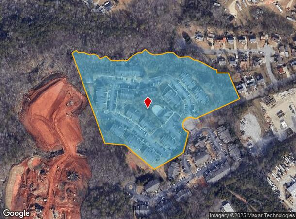  100 Paces Ct, Gainesville, GA Parcel Map