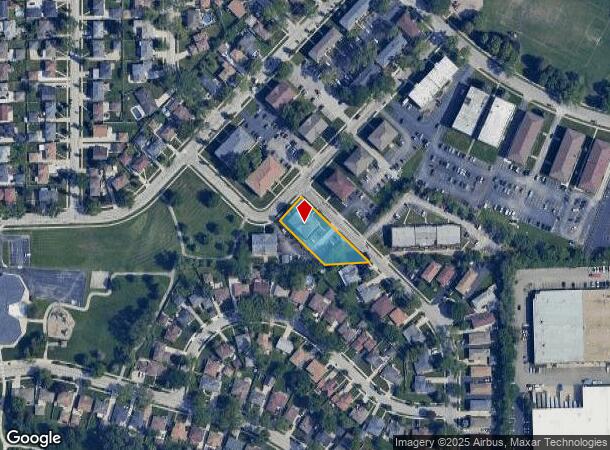  202 S Hale St, Addison, IL Parcel Map