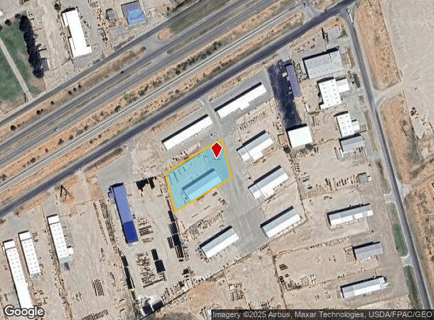  7601 W Industrial Ave, Midland, TX Parcel Map