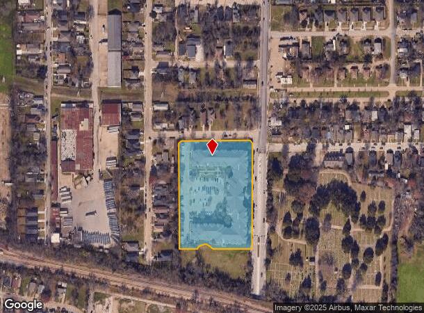  4645 Dolphin Rd, Dallas, TX Parcel Map