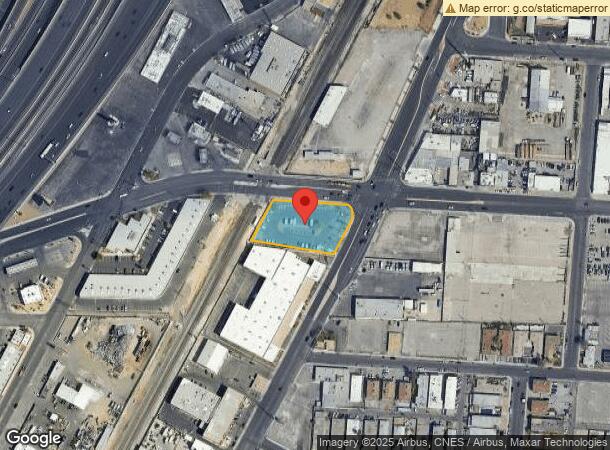  1600 Industrial Rd, Las Vegas, NV Parcel Map