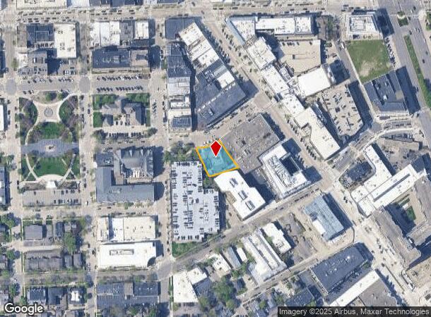 220 E Merrill St, Birmingham, MI Parcel Map