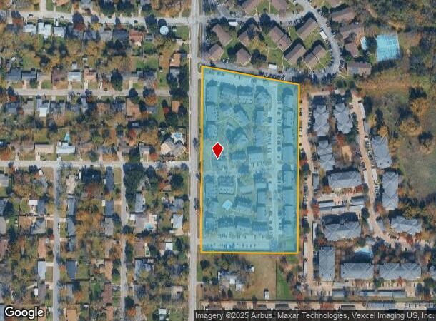  612 N Booth Calloway Rd, Hurst, TX Parcel Map
