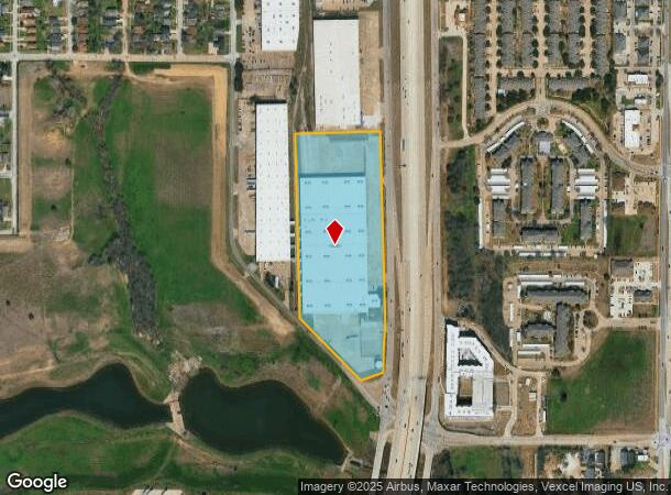 1102 S Highway 161, Grand Prairie, TX Parcel Map