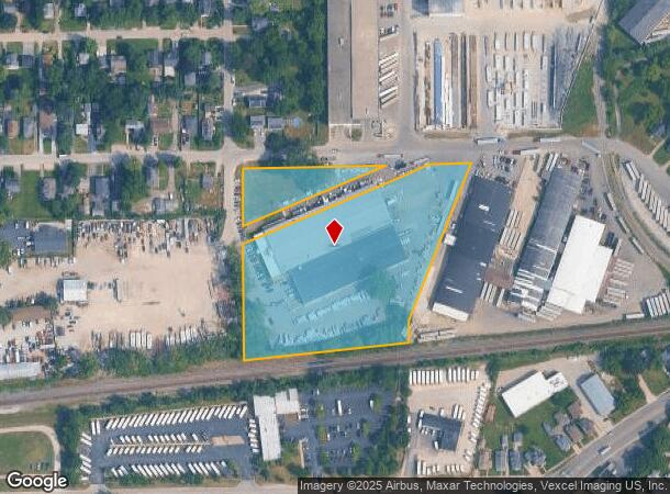  1000 Rathbone Ave, Aurora, IL Parcel Map