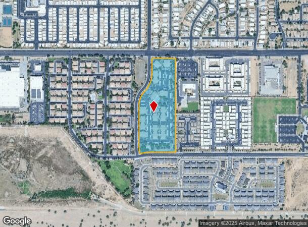 1247 S 96Th St, Mesa, AZ Parcel Map