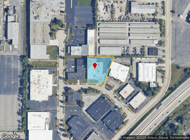 3660 Edison Pl, Rolling Meadows, IL Parcel Map